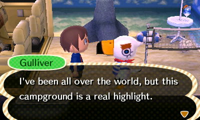 Gulliver: I've been all over the world, but this campground is a real highlight.