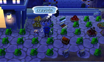 A few of the many items Merka dropped off in Forest.