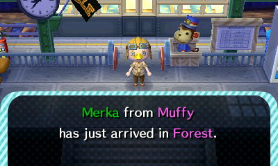 Merka from Muffy has just arrived in Forest.