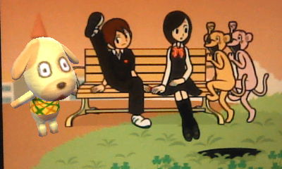 Daisy gets shocked in Rhythm Heaven Fever.