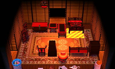 Using HHD style controls to move my exotic bed in New Leaf.