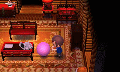 Bouncing an exercise ball.