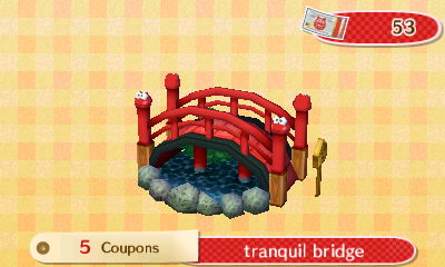 Tranquil bridge item from Toby's Sanrio RV.