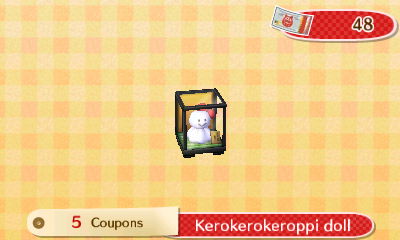 The Kerokerokeroppi doll from Toby's Sanrio RV.