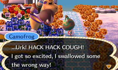Camofrog: ...Urk! HACK HACK COUGH! I got so excited, I swallowed some the wrong way!