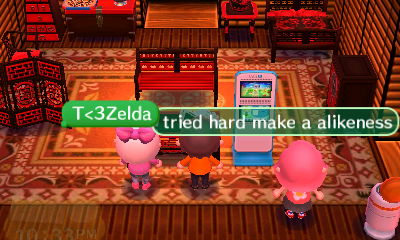 T Zelda: Tried hard make a alikeness.