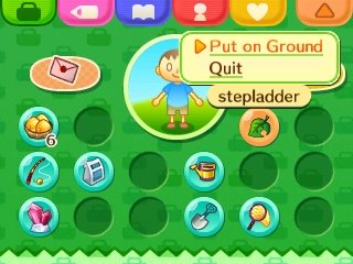 A stepladder in my inventory.