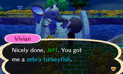 Vivian: Nicely done, jeff. You got me a zebra turkeyfish.