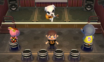 Velma and Dizzy, sitting on opposite sides inside of Club LOL.