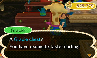 Gracie: A Gracie chest? You have exquisite taste, darling!