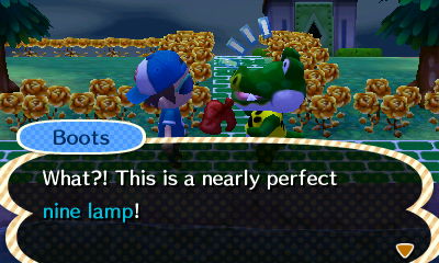 Boots: What?! This is a nearly perfect nine lamp!