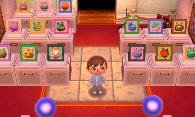 Villager pics of frogs in New Leaf.