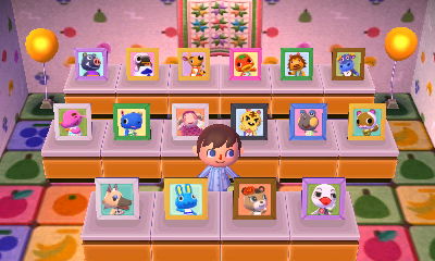 Villager pictures of Welcome Amiibo animals.