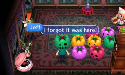 Jeff: I forgot it was here!