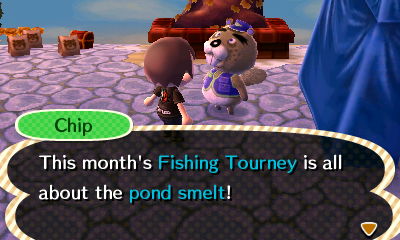 Chip: This month's Fishing Tourney is all about the pond smelt!
