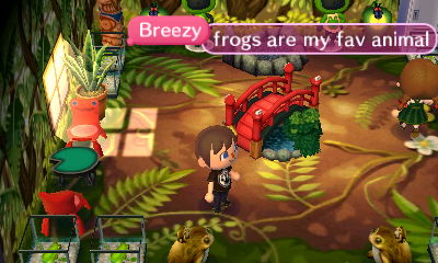 Breezy: Frogs are my fav animal.