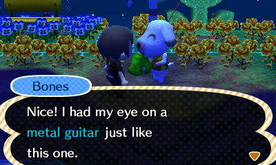 Bones: Nice! I had my eye on a metal guitar just like this one.