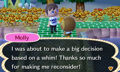 Molly: I was about to make a big decision based on a whim! Thanks so much for making me reconsider!