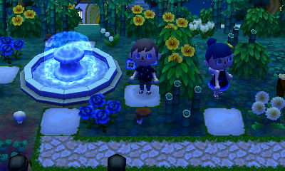 A fountain in the town of Agima.