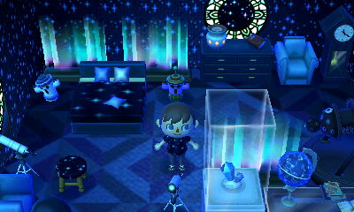 A space-themed room in Agima.