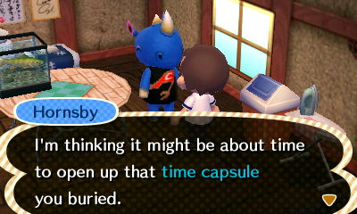 Hornsby: I'm thinking it might be about time to open up that time capsule you buried.