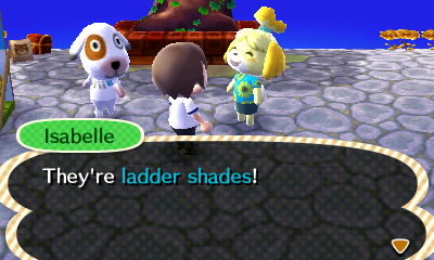 Isabelle: They're ladder shades!
