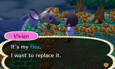 Vivian: It's my flea. I want to replace it.
