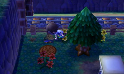 Burying a time capsule next to a time capsule in ACNL.
