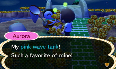 Aurora: My pink wave tank! Such a favorite of mine!