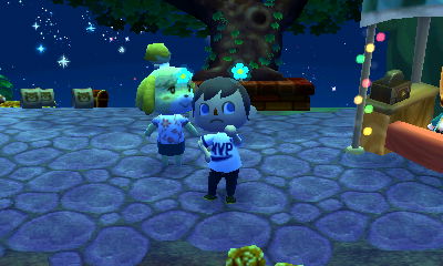 Jeff wears a flower bopper at the fireworks festival.