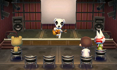 K.K. Slider performs for Cally, Jeff, and Kabuki at Club LOL.