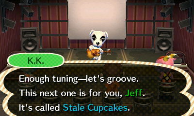 K.K.: Enough tuning--let's groove. This next one is for you, Jeff. It's called Stale Cupcakes.
