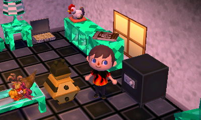 The honeybee chest in Animal Crossing: New Leaf (ACNL) for Nintendo 3DS.