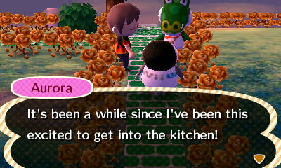 Aurora: It's been a while since I've been this excited to get into the kitchen!