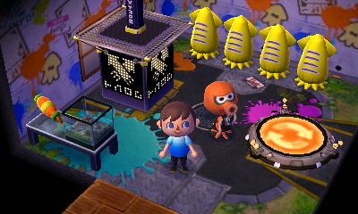 Inkwell's Splatoon-themed house.