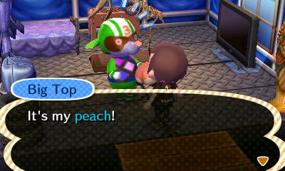 Big Top: It's my peach!