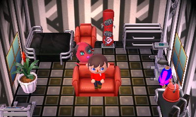 Cherry's house in New Leaf.
