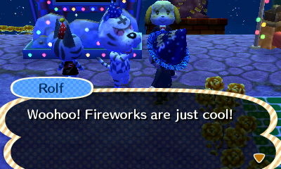 Rolf: Woohoo! Fireworks are just cool!