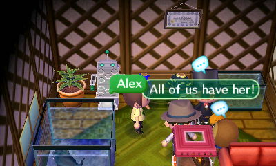 Alex, in Molly's house: All of us have her!