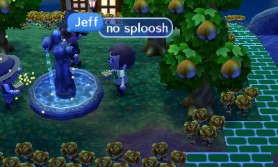 Jeff: No sploosh.