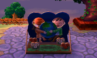 Jeff, and the back of Inkwell's head, in the Nature Day faceboard.