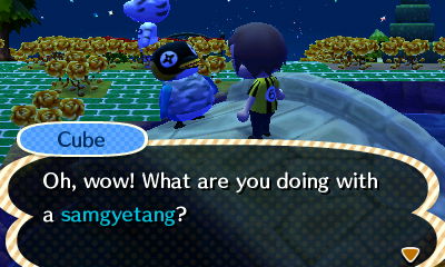 Cube: Oh, wow! What are you doing with a samgyetang?