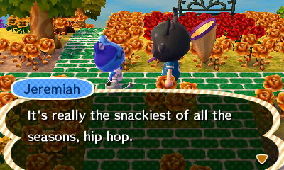 Jeremiah: It's really the snackiest of all the seasons, hip hop.