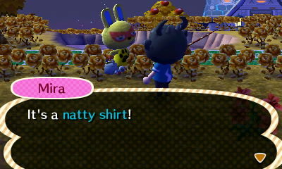 Mira: It's a natty shirt!