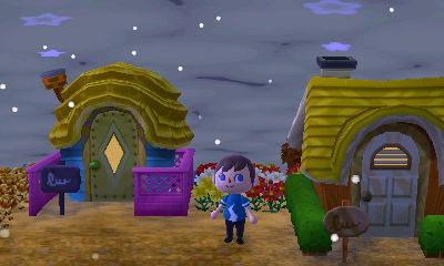 Snow flurries fall in Forest.