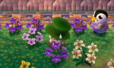 Aurora worries about me after I fall into a pitfall.