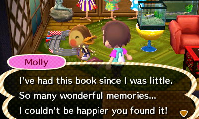Molly: I've had this book since I was little. So many wonderful memories... I couldn't be happier you found it!