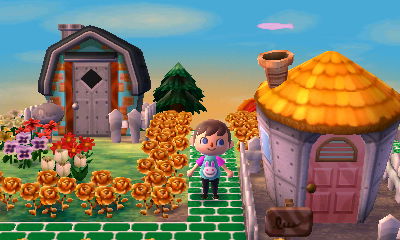 Rolf's house and Marina's new house.