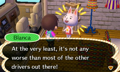 Blanca: At the very least, it's not any worse than most of the other drivers out there!
