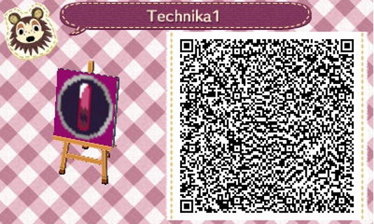 QR code for DJMAX Technika 1 Logo in Animal Crossing.